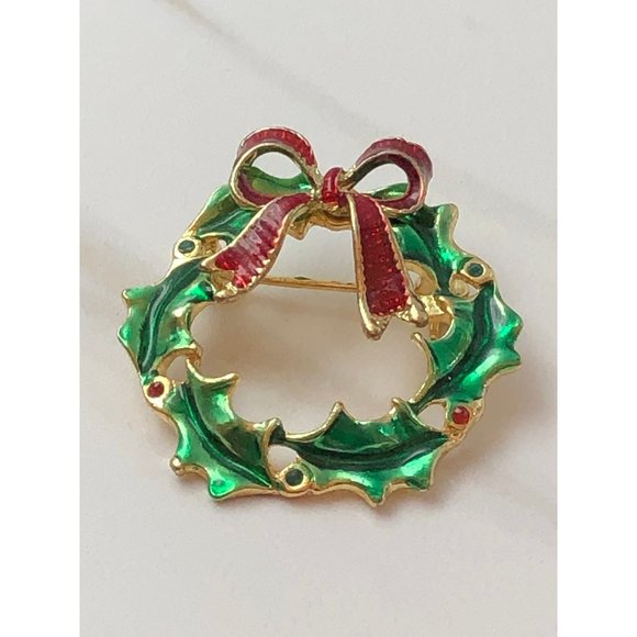 Vintage Wreath Brooch/Pin - Picture 1 of 4